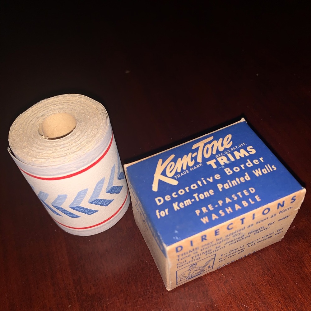 UNION MADE 1960’s Kem-Tone Vintage Border